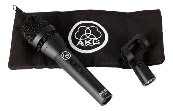Microfone Dinâmico Profissional AKG P3 S – Preto - Imagem 10