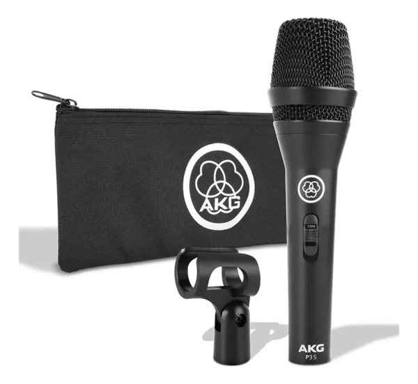 Microfone Dinâmico Profissional AKG P3 S – Preto - Imagem 9