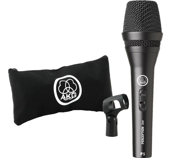 Microfone Dinâmico Profissional AKG P5 S - Preto - Imagem 4