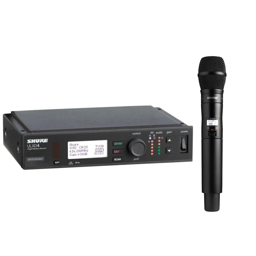 Shure ULXD24/K9 J50 – Sistema de Microfone KSM9 Sem Fio Digital Profissional Cardioide/Supercardioide