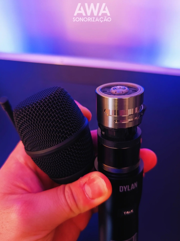 Microfone Sem Fio Dylan D-9001 TB - Talkbak Botão Comunicação - Imagem 12