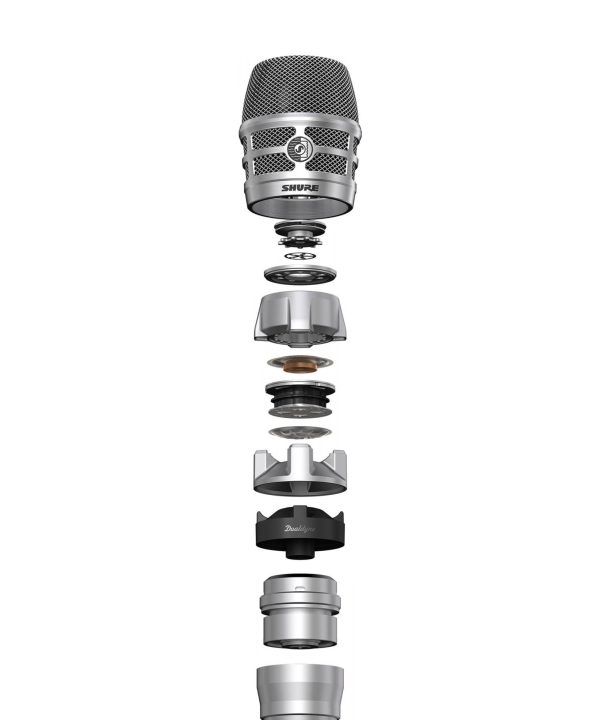 Cápsula de microfone sem fio dinâmico cardioide Shure RPW170 KSM8 Dualdyne (níquel) - Imagem 2
