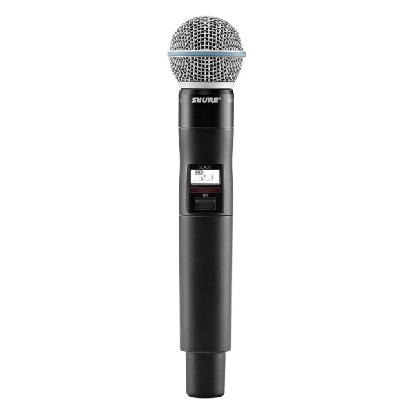 Microfone Sem Fio Profissional Shure QLXD24/B58 Cápsula Beta 58A – L50 (632-696 MHz) - Imagem 3