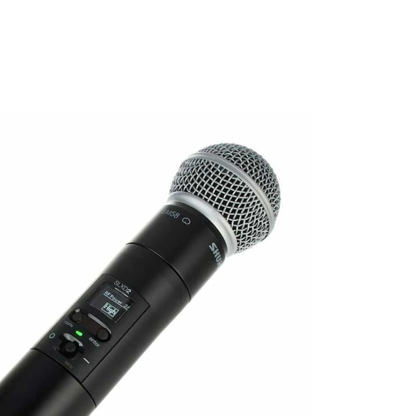 Shure SLXD2/SM58 | Transmissor portátil com cápsula SM58 - G58 470-514MHz - Imagem 6