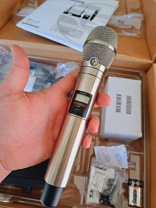 Sistema de Microfone Sem Fio Shure ULXD24/KSM11 – Níquel Escovado (Banda J50 – 572-636 MHz) - Imagem 7