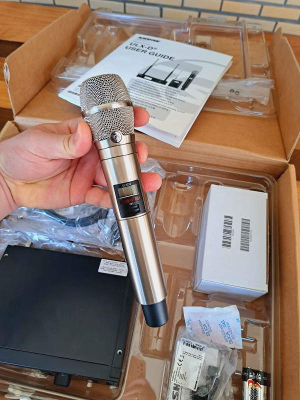 Sistema de Microfone Sem Fio Shure ULXD24/KSM11 – Níquel Escovado (Banda J50 – 572-636 MHz) - Imagem 5
