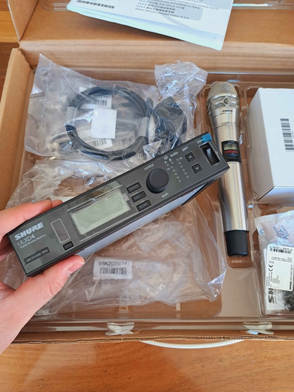 Shure ULXD24/K8N J50 – Sistema de Microfone KSM8 Sem Fio Digital Profissional - Níquel Escovado - Imagem 12