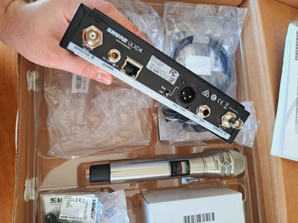 Shure ULXD24/K8N J50 – Sistema de Microfone KSM8 Sem Fio Digital Profissional - Níquel Escovado - Imagem 13