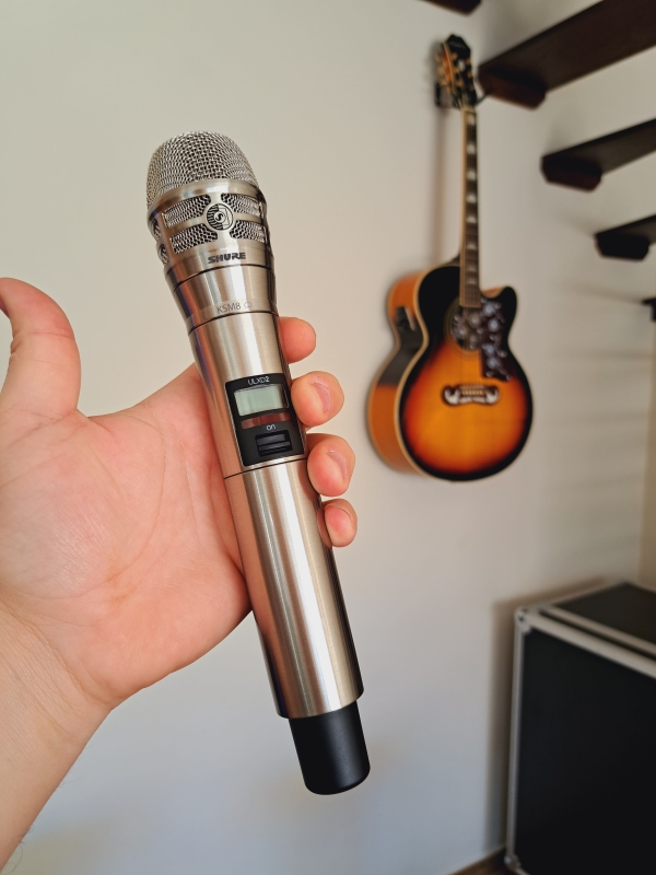 Shure ULXD24/K8N J50 – Sistema de Microfone KSM8 Sem Fio Digital Profissional - Níquel Escovado - Imagem 9