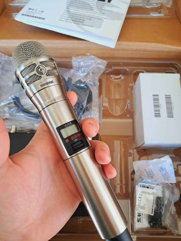 Shure ULXD24/K8N J50 – Sistema de Microfone KSM8 Sem Fio Digital Profissional - Níquel Escovado - Imagem 7