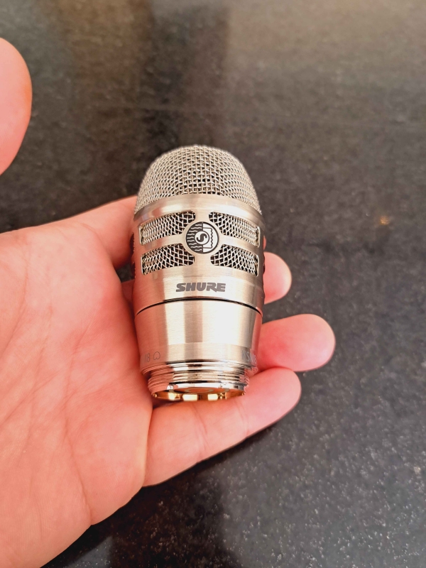 Cápsula de microfone sem fio dinâmico cardioide Shure RPW170 KSM8 Dualdyne (níquel) - Imagem 7