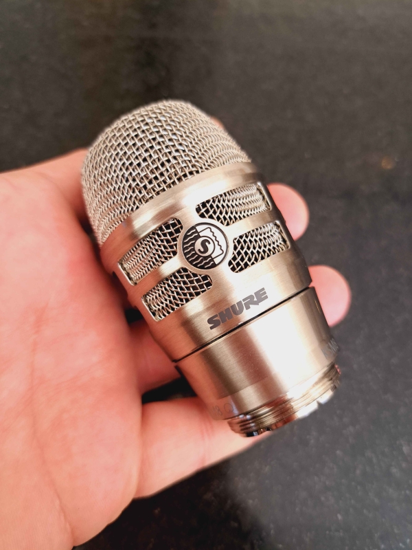 Cápsula de microfone sem fio dinâmico cardioide Shure RPW170 KSM8 Dualdyne (níquel) - Imagem 5