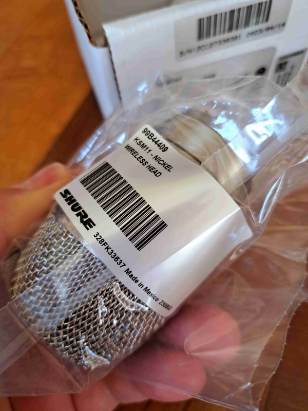 Cápsula sem fio Shure RPW194 KSM11 para transmissores portáteis Shure - Níquel - Imagem 10