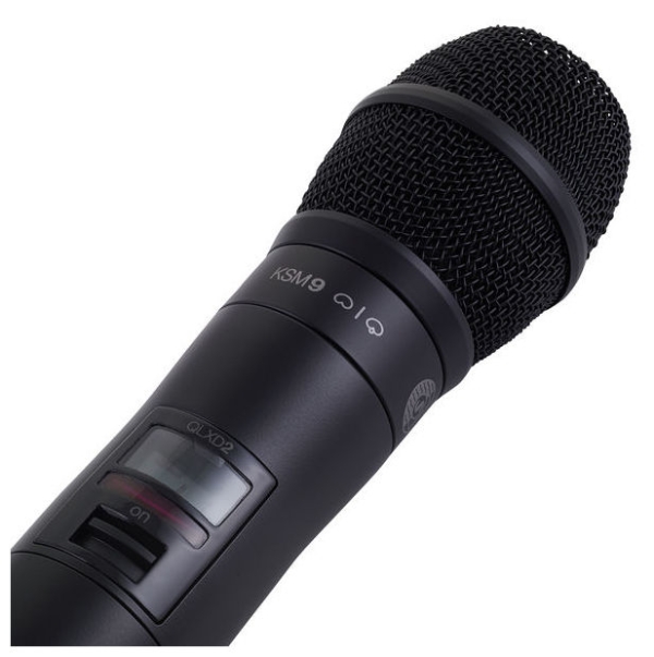 Shure QLXD24/KSM9 – Microfone Vocal Premium de Alta Performance com Padrão Polar Selecionável Cardioide e Supercardioide. - Imagem 13