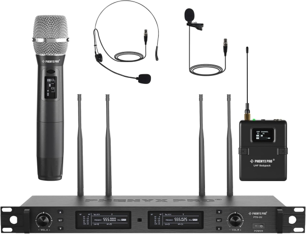 Sistema de Microfone sem fio duplo com Tecnologia True Diversity PTU-2U-1H1B | - Imagem 8