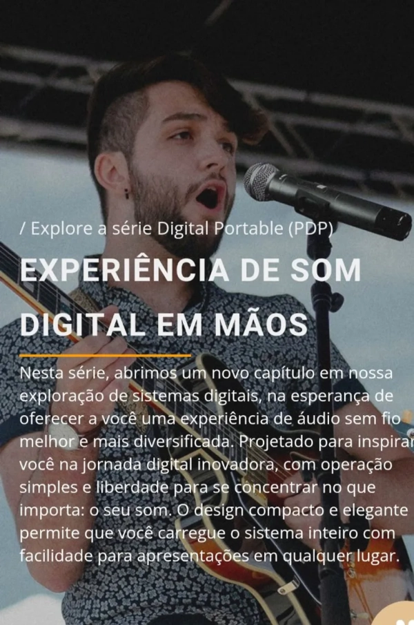 Sistema de microfone sem fio portátil digital Recarregavel Headset / Lapela PDP-2-1H1B - Imagem 16