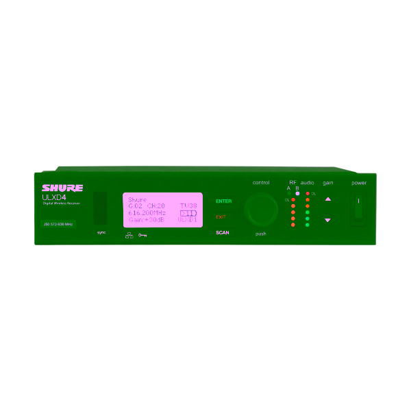 Receptor Shure ULXD4 J50 Digital Single Para Sistema Com Fonte De Energia Bivolt - Imagem 3