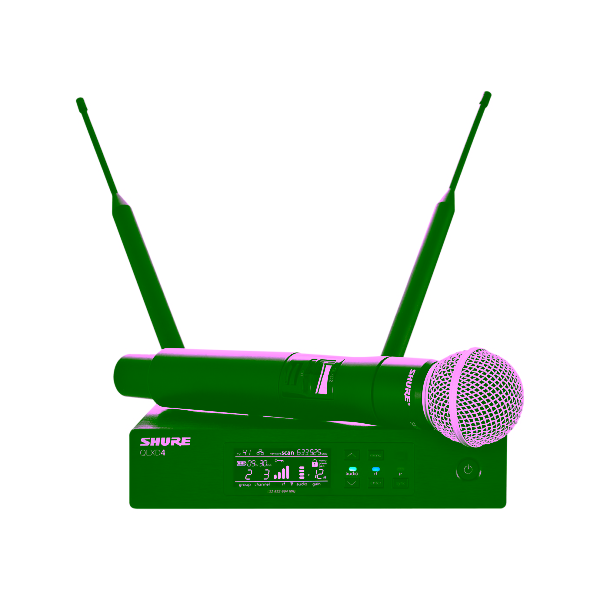 Microfone Sem Fio Profissional Shure QLXD24/SM58 – L50 (632-696 MHz)