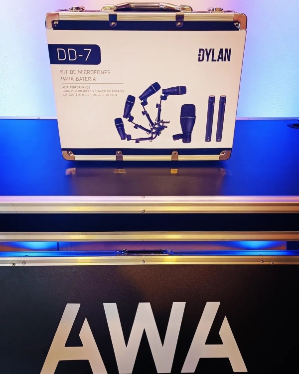 Kit de Microfones para Bateria  – 7 Peças com Maleta - Dylan DD-7 - Imagem 7