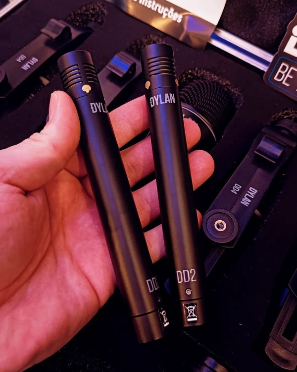 Kit de Microfones para Bateria  – 7 Peças com Maleta - Dylan DD-7 - Imagem 10