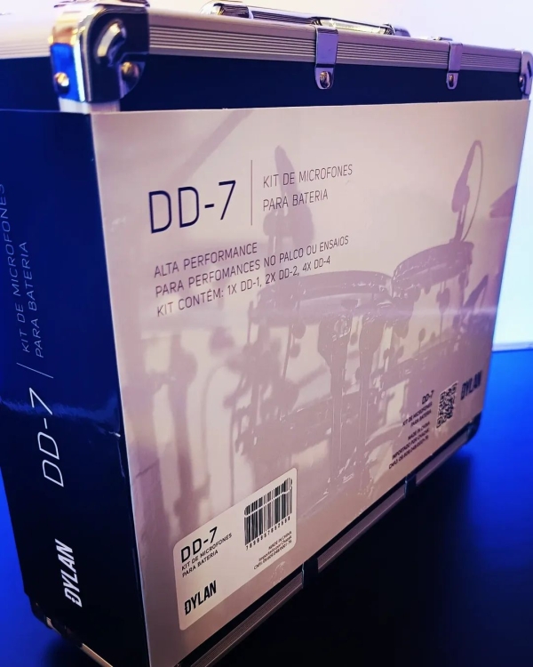 Kit de Microfones para Bateria  – 7 Peças com Maleta - Dylan DD-7 - Imagem 13