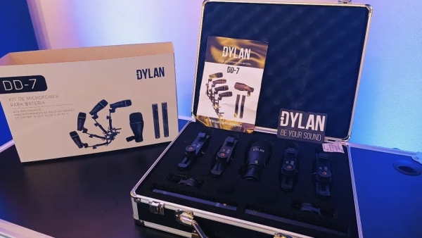 Kit de Microfones para Bateria  – 7 Peças com Maleta - Dylan DD-7 - Imagem 8
