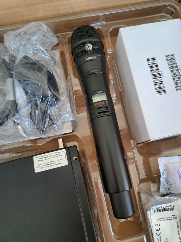 Shure ULXD24/K8 J50 – Sistema de Microfone KSM8 Sem Fio Digital Profissional - Imagem 16