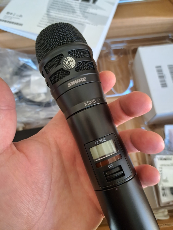 Shure ULXD24/K8 J50 – Sistema de Microfone KSM8 Sem Fio Digital Profissional - Imagem 8