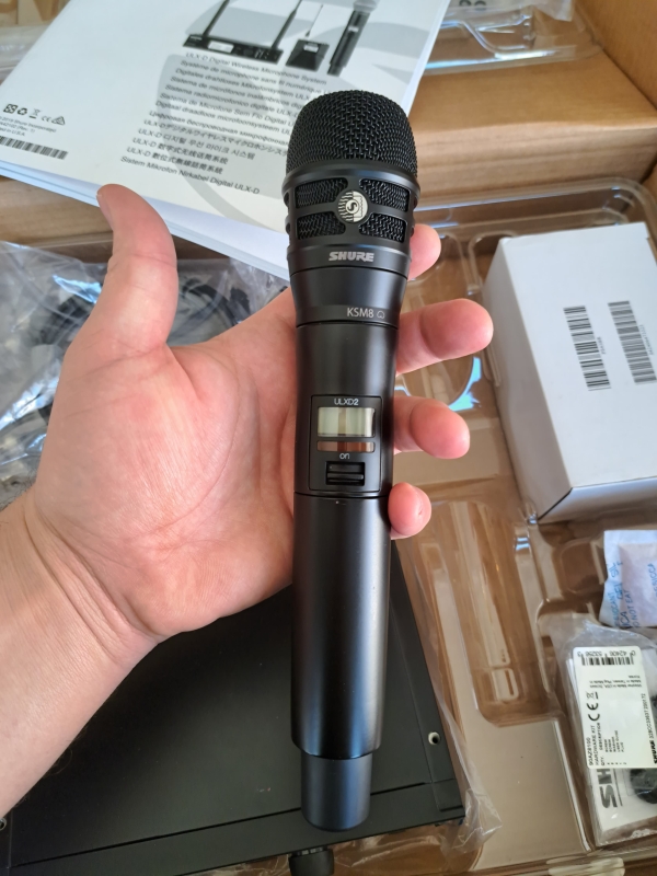 Shure ULXD24/K8 J50 – Sistema de Microfone KSM8 Sem Fio Digital Profissional - Imagem 5