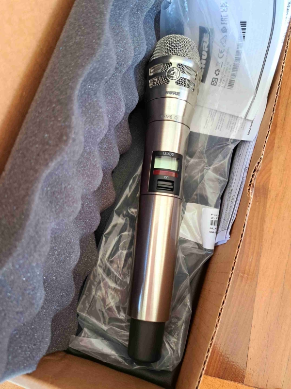 Transmissor de Mão Sem Fio Shure Níquel ULXD2/K8N KSM8 - Banda J50 (572-636 MHz) - Imagem 13