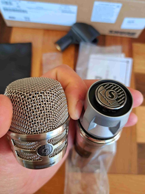 Transmissor de Mão Sem Fio Shure Níquel ULXD2/K8N KSM8 - Banda J50 (572-636 MHz) - Imagem 14
