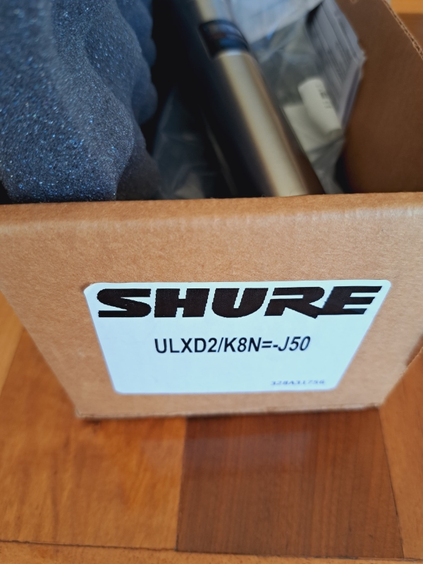 Transmissor de Mão Sem Fio Shure Níquel ULXD2/K8N KSM8 - Banda J50 (572-636 MHz) - Imagem 7