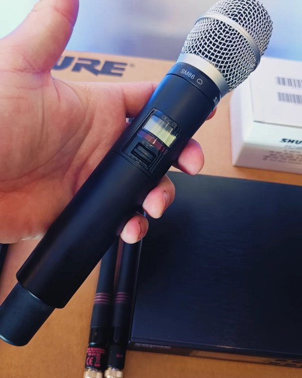 Microfone Sem Fio Profissional Shure QLXD24/SM86 – L50 (632-696 MHz) - Imagem 13