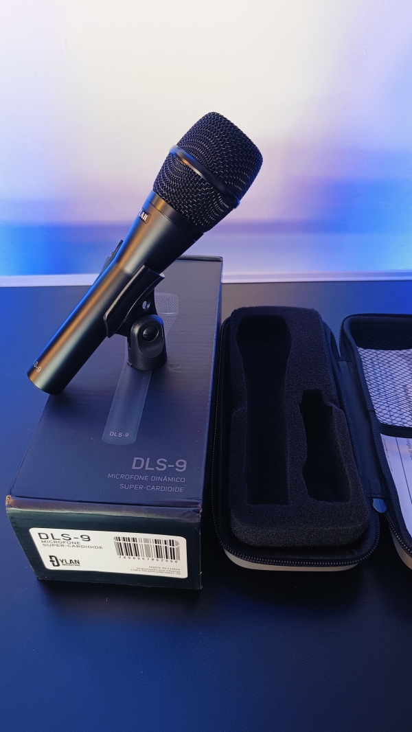 Microfone com Fio DLS-9 – Dinâmico Supercardioide de Alta Qualidade - Imagem 6