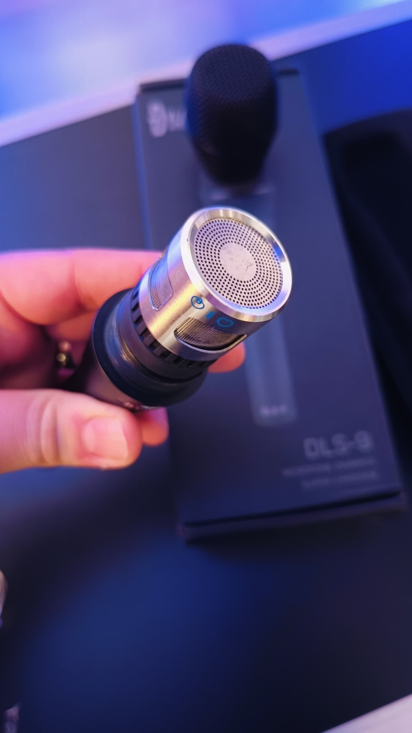 Microfone com Fio DLS-9 – Dinâmico Supercardioide de Alta Qualidade - Imagem 2