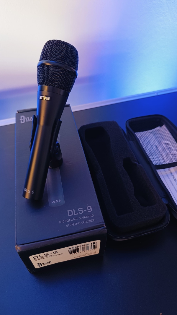 Microfone com Fio DLS-9 – Dinâmico Supercardioide de Alta Qualidade - Imagem 3