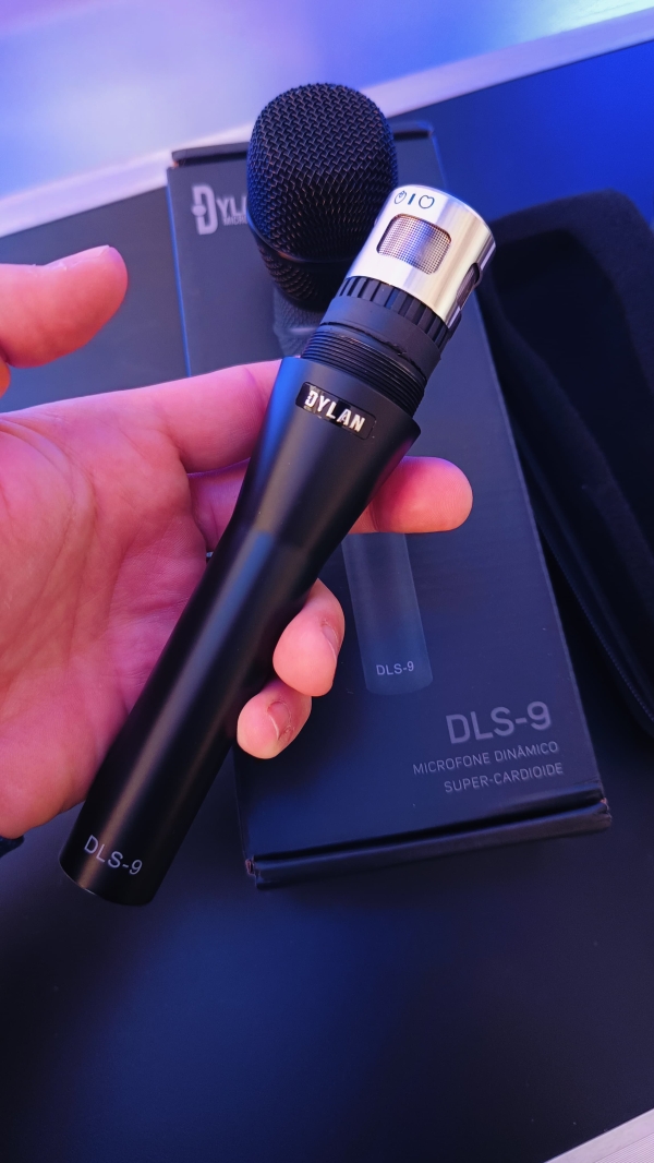 Microfone com Fio DLS-9 – Dinâmico Supercardioide de Alta Qualidade - Imagem 4
