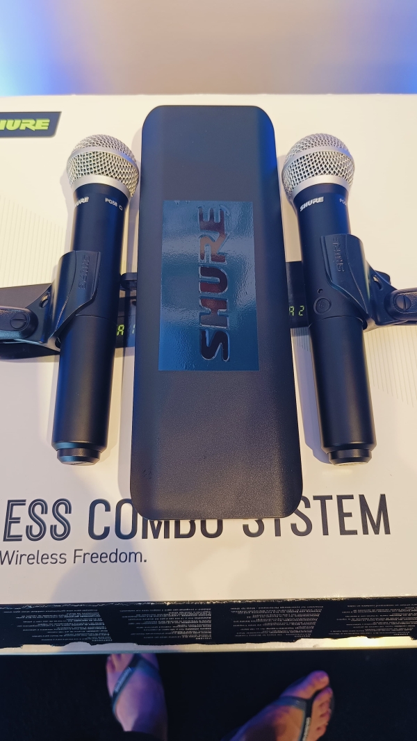 Microfone Sem Fio Duplo Shure BLX288BR/PG58 M15 (662-686 MHz) - Imagem 13