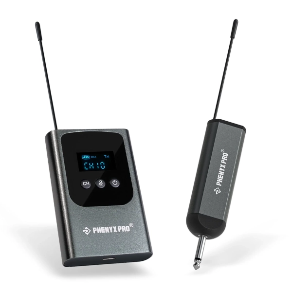Sistema de microfone sem fio portátil digital Recarregavel Headset / Lapela PDP-1-1B - Imagem 2