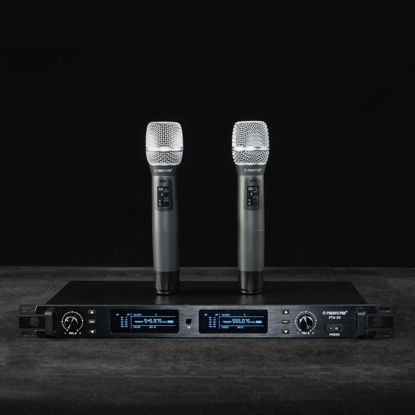 Sistema de microfone sem fio duplo com Tecnologia True Diversity PTU-2U-2H | - Imagem 2