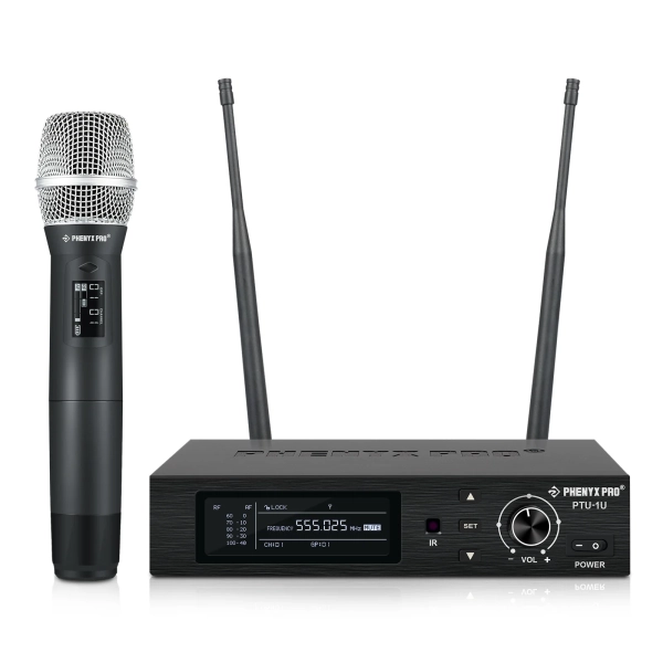 Sistema de Microfone Sem Fio, tecnologia True Diversity PTU-1U-1H - Imagem 8