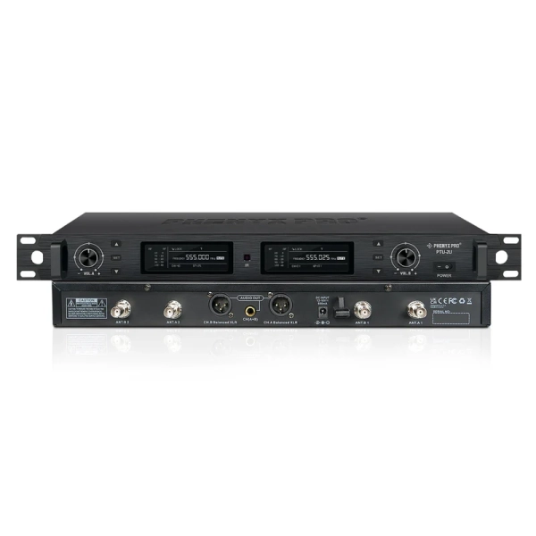 Sistema de Microfone sem fio duplo com Tecnologia True Diversity PTU-2U-1H1B | - Imagem 10