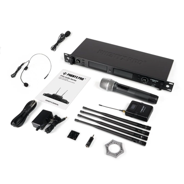Sistema de Microfone sem fio duplo com Tecnologia True Diversity PTU-2U-1H1B | - Imagem 9