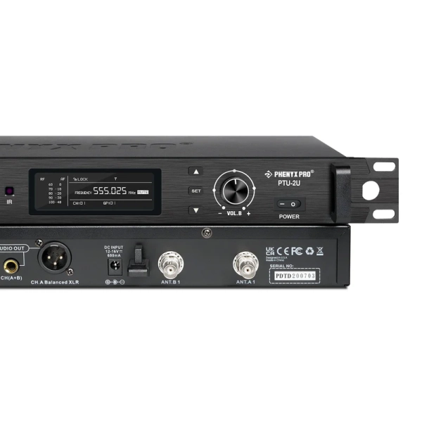 Sistema de Microfone sem fio duplo com Tecnologia True Diversity PTU-2U-1H1B | - Imagem 11
