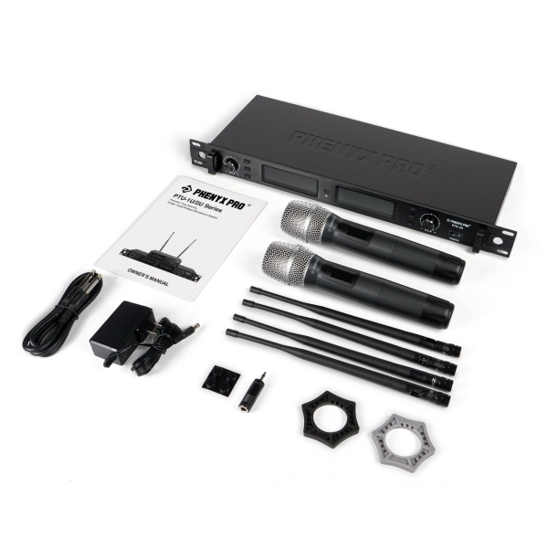 Sistema de microfone sem fio duplo com Tecnologia True Diversity PTU-2U-2H | - Imagem 8