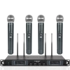 Sistema de Microfone sem fio UHF quádruplo com varredura automática PTU-7000-4H