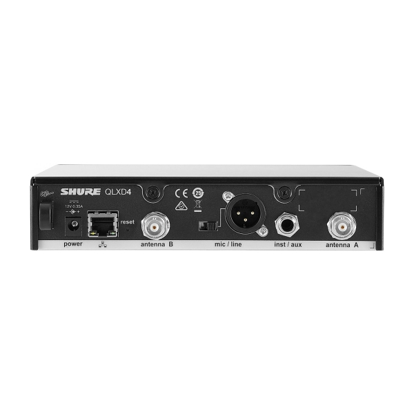 Microfone Sem Fio Profissional Shure QLXD24/B58 Cápsula Beta 58A – L50 (632-696 MHz) - Imagem 5