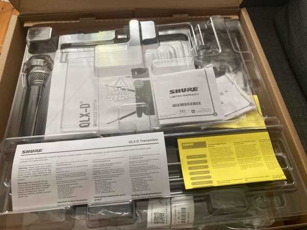 Microfone Sem Fio Profissional Shure QLXD24/B58 Cápsula Beta 58A – L50 (632-696 MHz) - Imagem 17