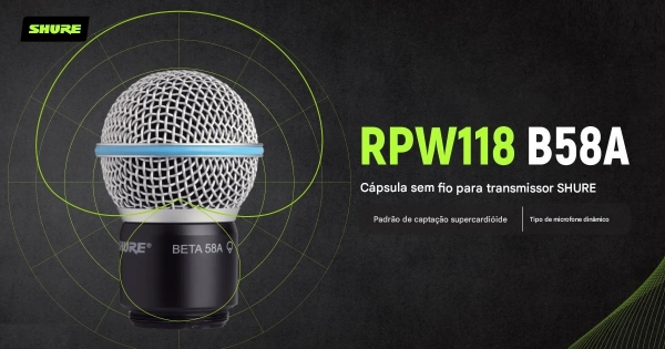 Sistema de Microfone Sem Fio Duplo Shure SLXD24D/B58 G58 – Com 2 Transmissores SLXD2 e Cápsulas BETA 58A - Imagem 14
