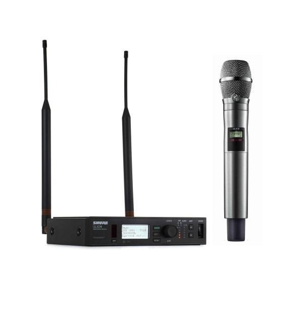 Sistema de Microfone Sem Fio Shure ULXD24/KSM11 – Níquel Escovado (Banda J50 – 572-636 MHz)